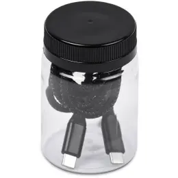 Altitude Nitty Fast Charge Type-C to Type-C Charging Cable in Jar Jar Top
